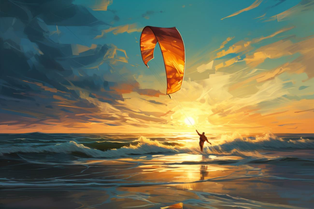 Lekcja kitesurfingu